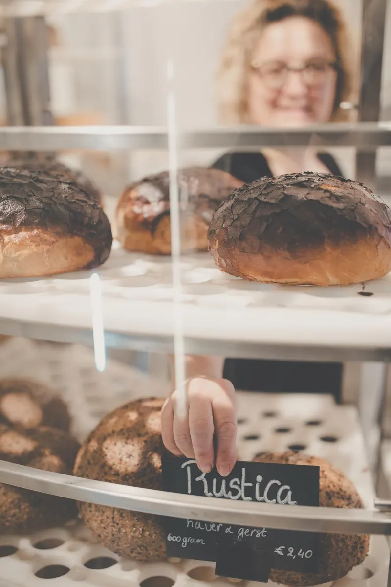 Rustica-broden in de winkel