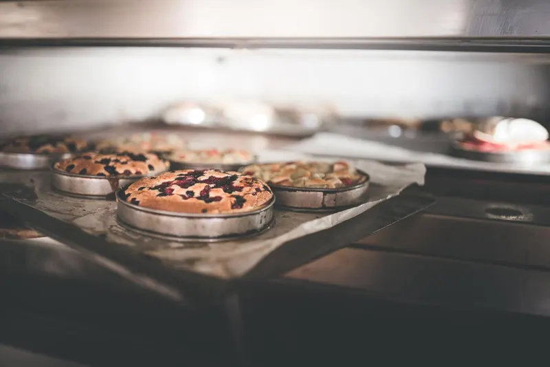 Fruittaarten komen uit de oven